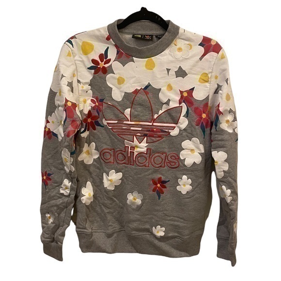 Pharrell Williams x Adidas Floral Sweatshirt Deadstock Men XS Women S-M - Picture 1 of 9